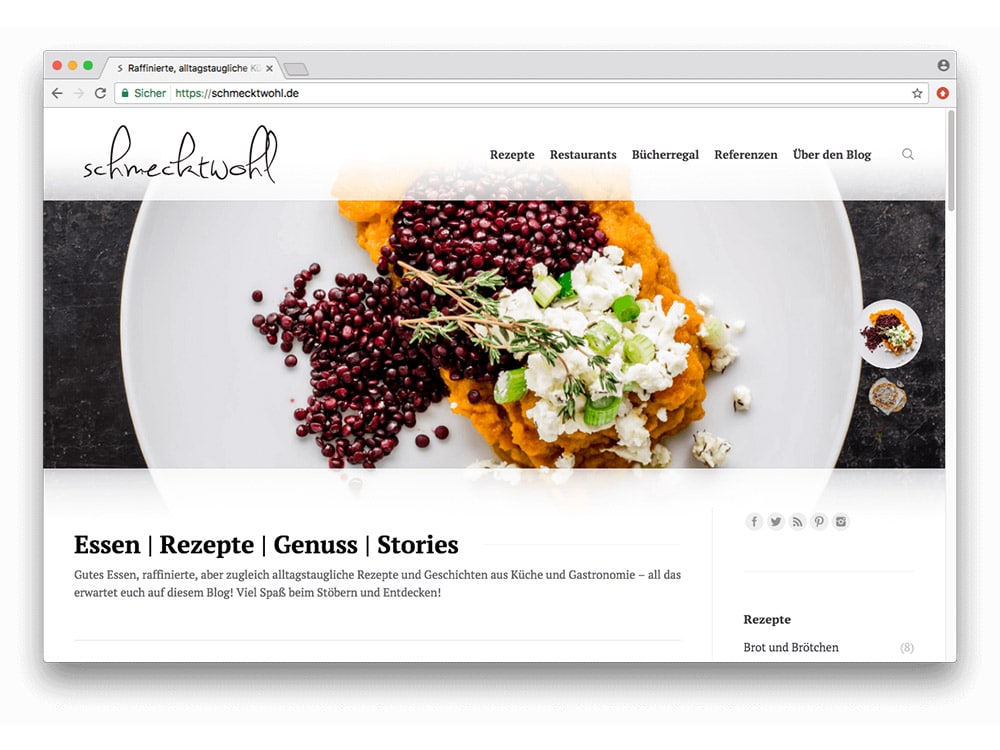 Foodblog Beratung WordPress Osnabrück