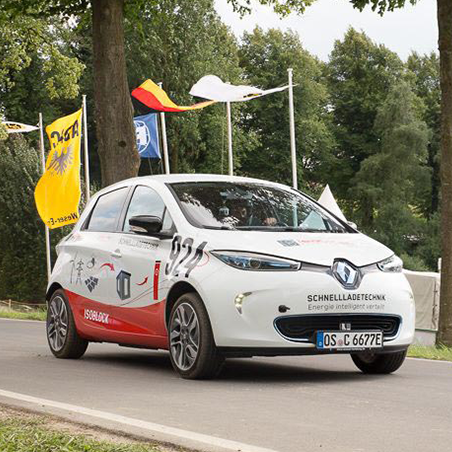 Fahrzeuggestaltung für das Bergrennen