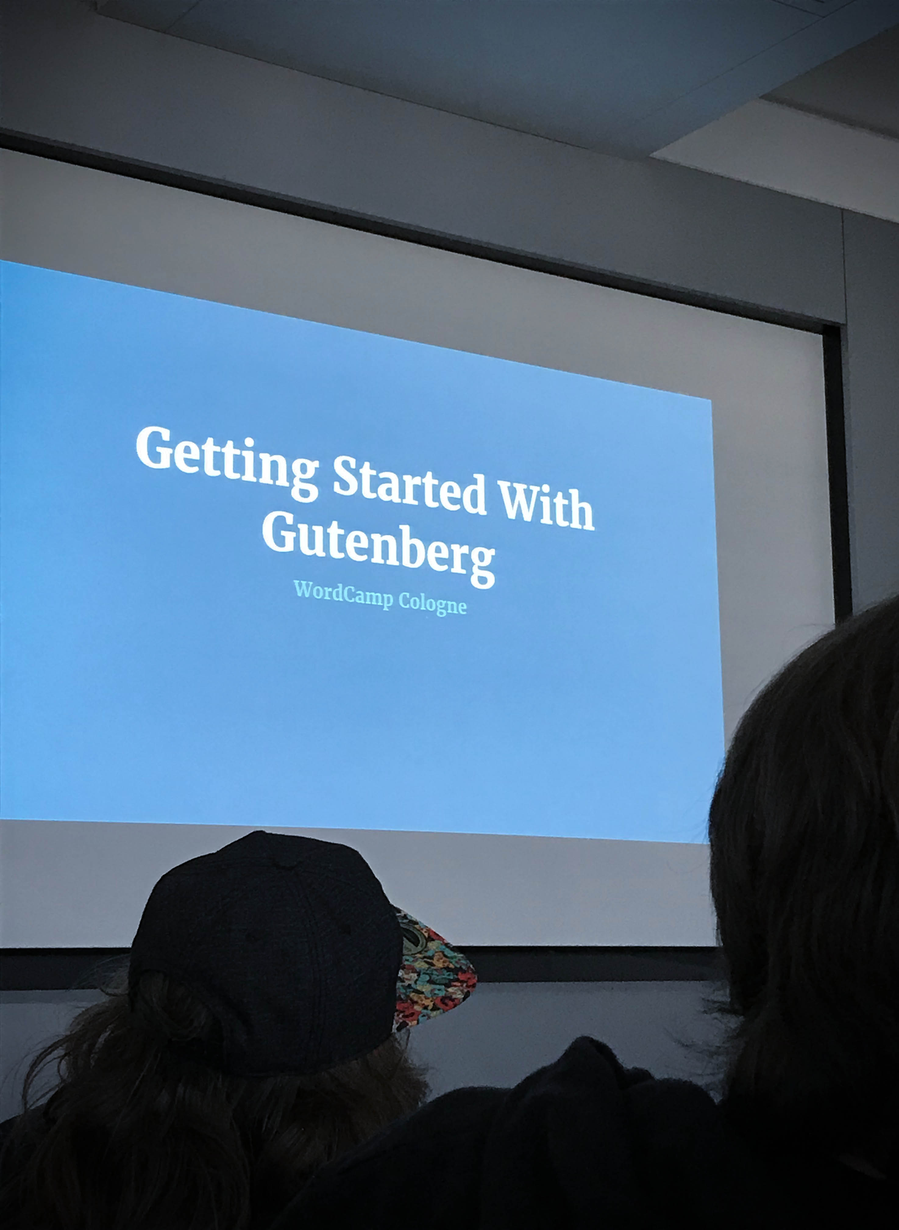 Guteberg ist der neue Editor von WordPress. WordCamp-Session in Köln,