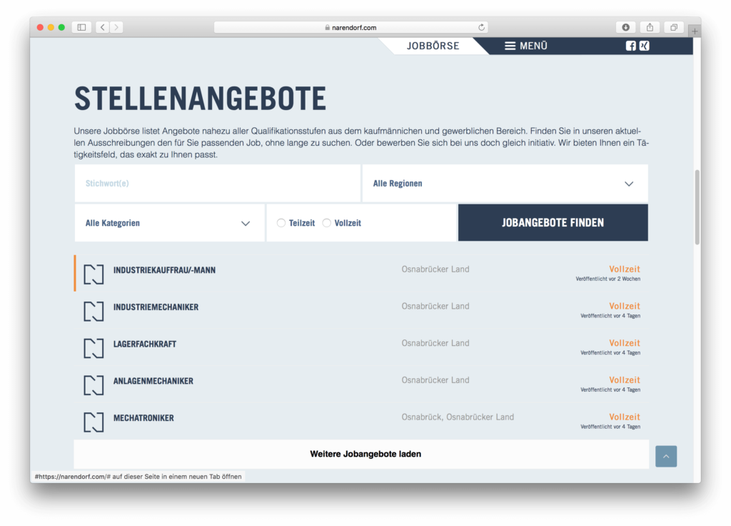 WordPress im Emsland: Narendorf nutzt WordPress