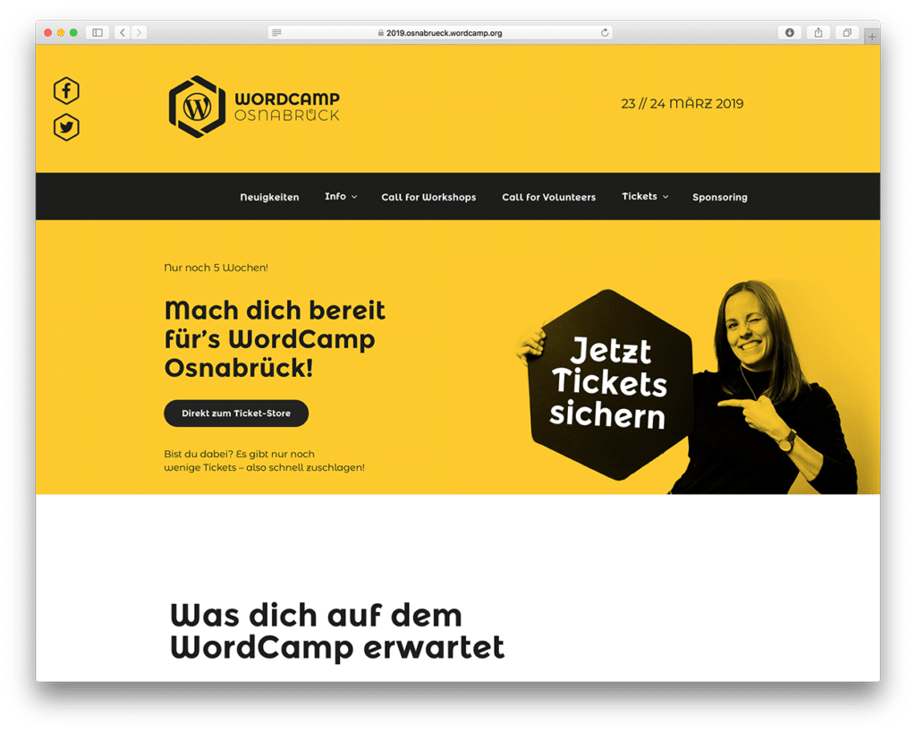 Webdesign mit WordPress auf dem WordCamp in Osnabrück
